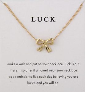 Luck Bow Necklace