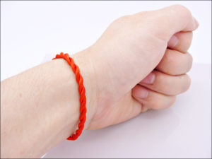 Red String Weave Bracelet