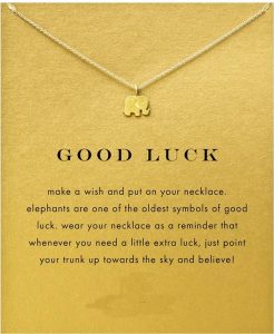 Meaning Necklace Good Luck Elephant Thoughtful Gifts for 