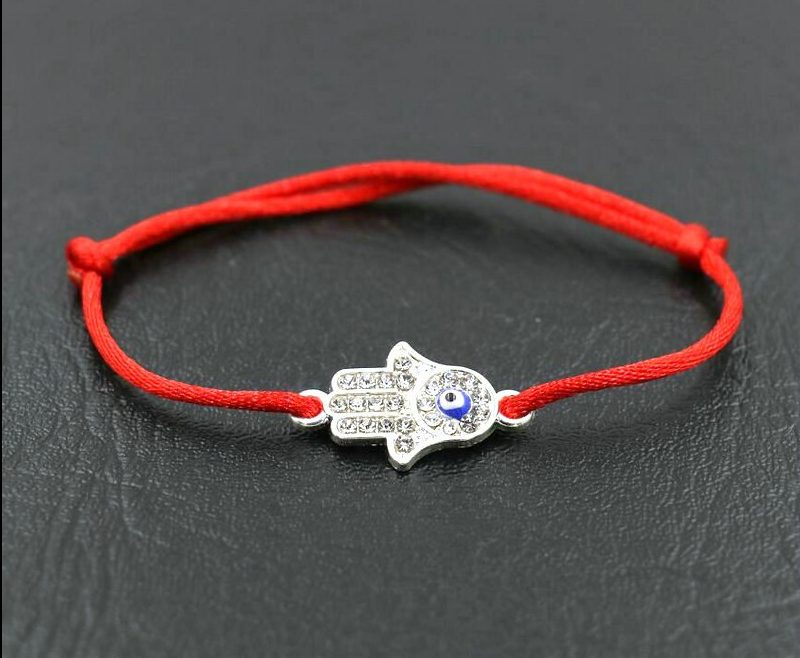 Hamsa bracelet for men, men's bracelet with silver Hamsa charm, red cord,  gift for him, protection, from Israel, jewish jewelry, spiritual – Shani &  Adi Jewelry