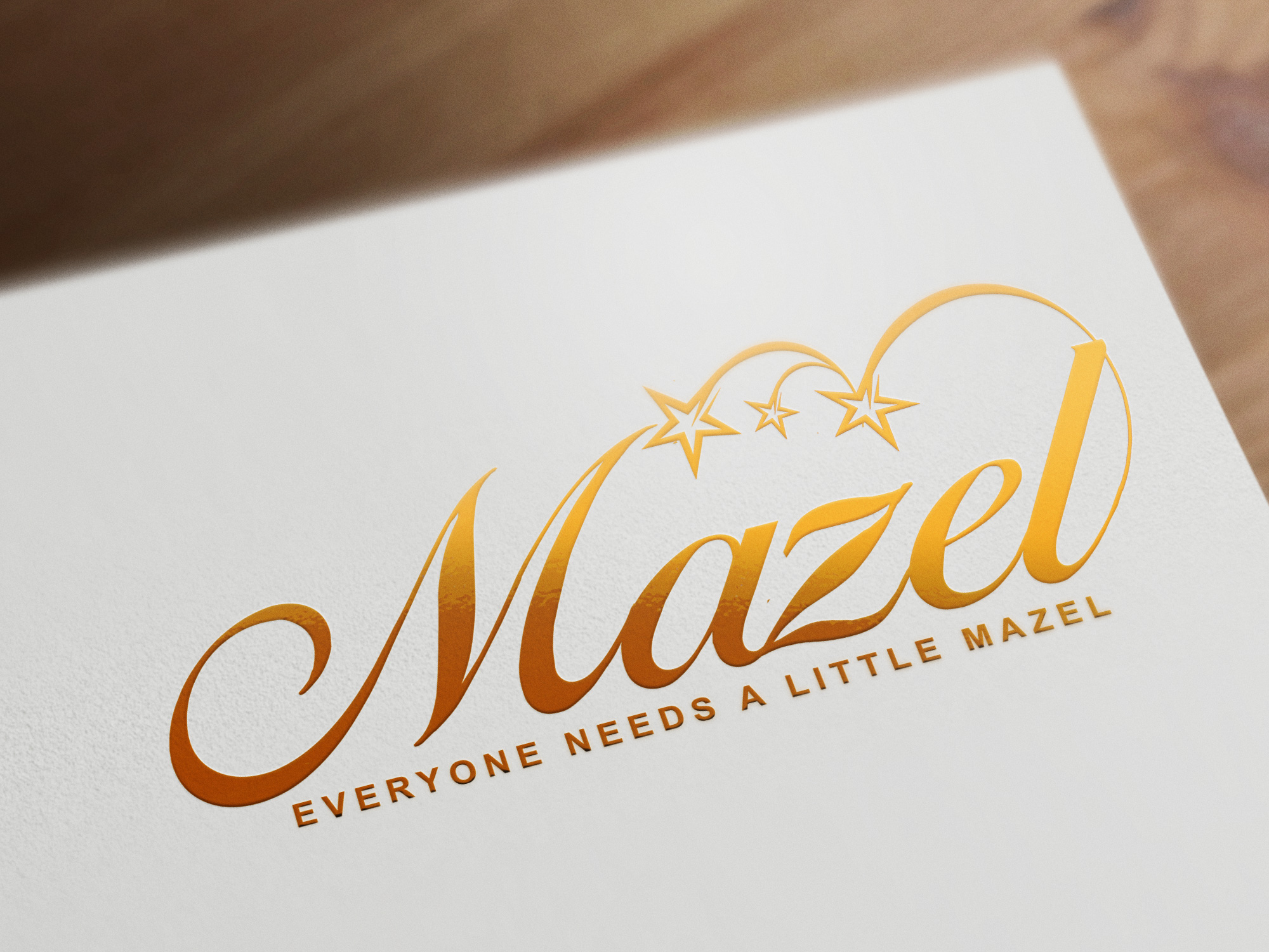'Cause Mazel Means Good Luck