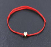 Mazel Red String Heart Bracelet