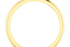 Evil Eye Stackable Ring Gold 2