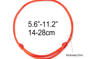 red string bracelet adjustable 2