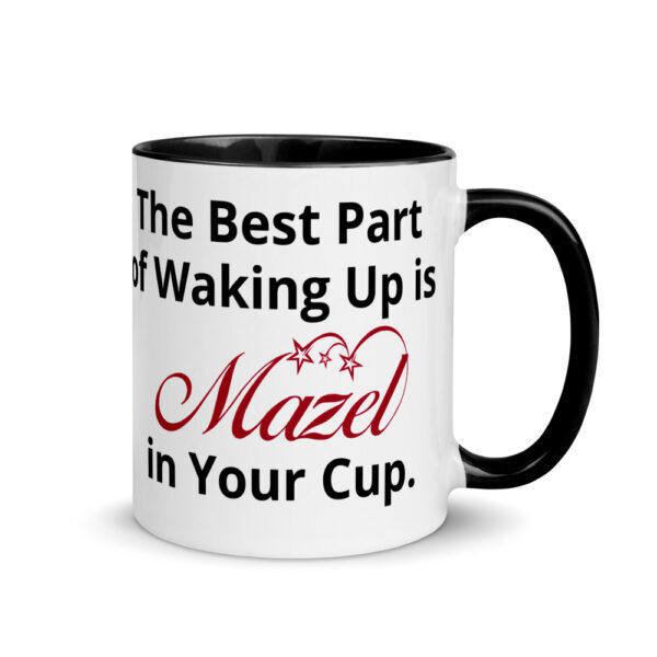 Mazel Mug with Color Inside