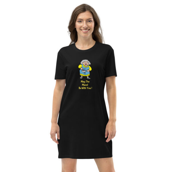 May The Mazel Be With You - Organic Cotton T-Shirt Dress
