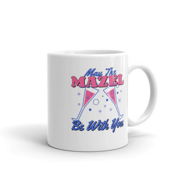May The Mazel Retro Champaign Toasting Joy Coffee Mug