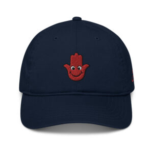 Happy & Peppy Hamsa Organic Baseball Hat