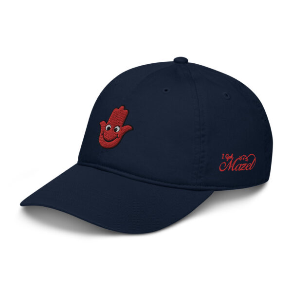 Happy & Peppy Hamsa Organic Cotton Embroidery Baseball Hat