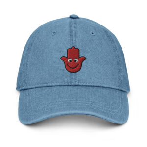 Happy & Peppy Hamsa Denim Hat