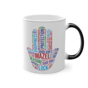 Magic Hamsa Words of Positive Energy Magic Mug