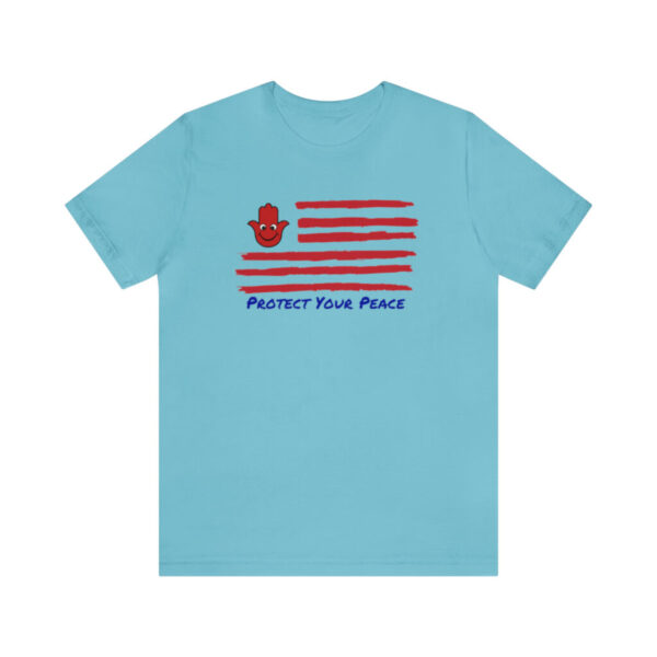 Protect Your Energy Hamsa Flag Tee  T-Shirt