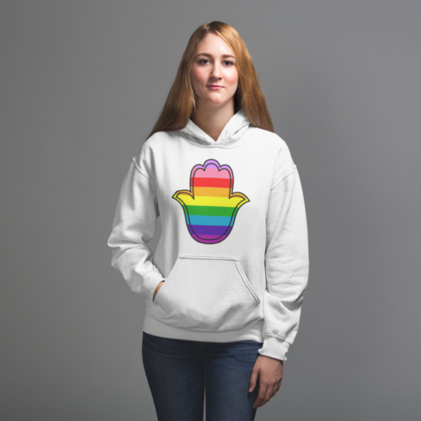 The Hamsa Hand Pride Hoodie Sweatshirt