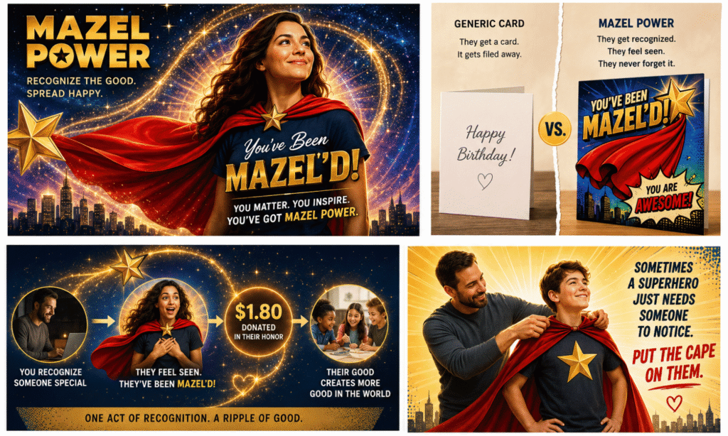 Mazel Power Superhero Charity