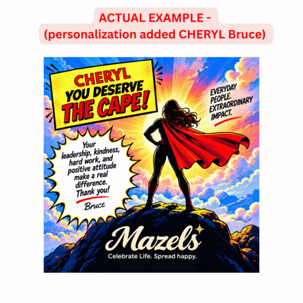 Mazel Power — Personalized Recognition