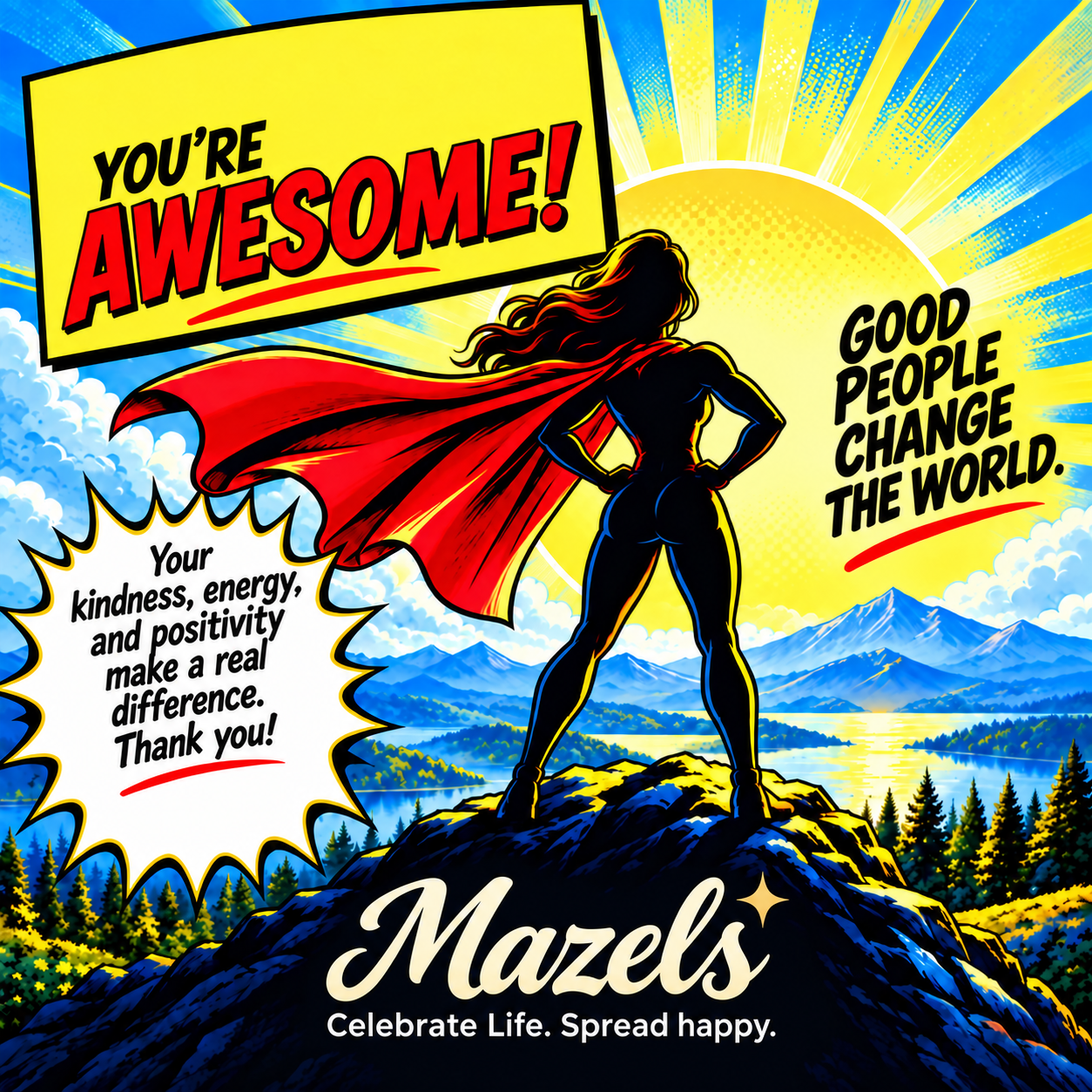 Personalized You’re Awesome Mazels recognition
